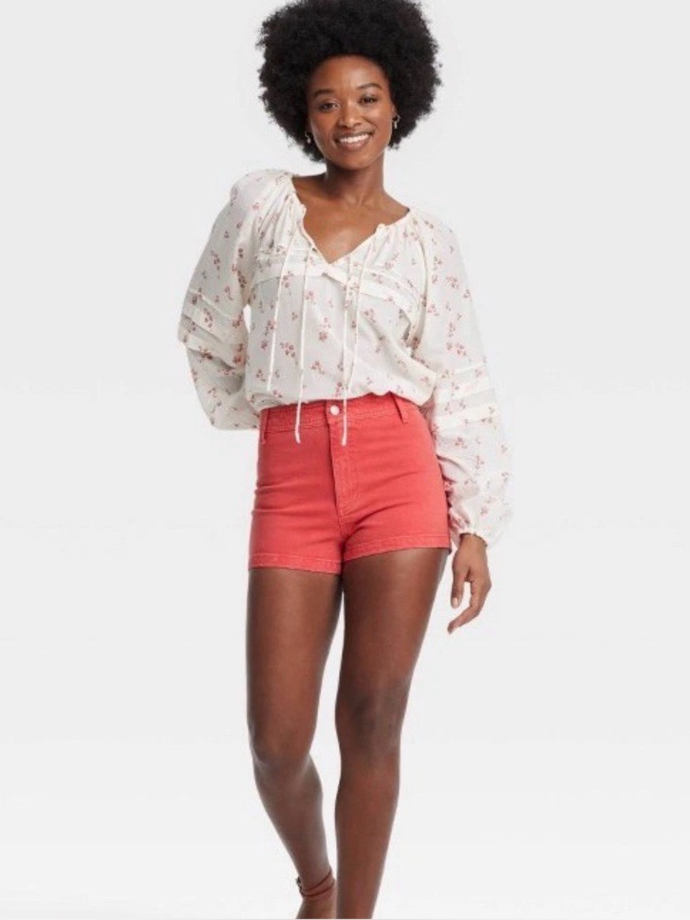 Bundle 3/$15 Universal Thread Red High Waist Sailor Shorts